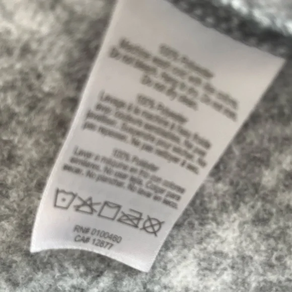 KAVU Women's Full Zip Jacket Fleece Lined Striped Knit Casual Gray SZ XS - Picture 9 of 10